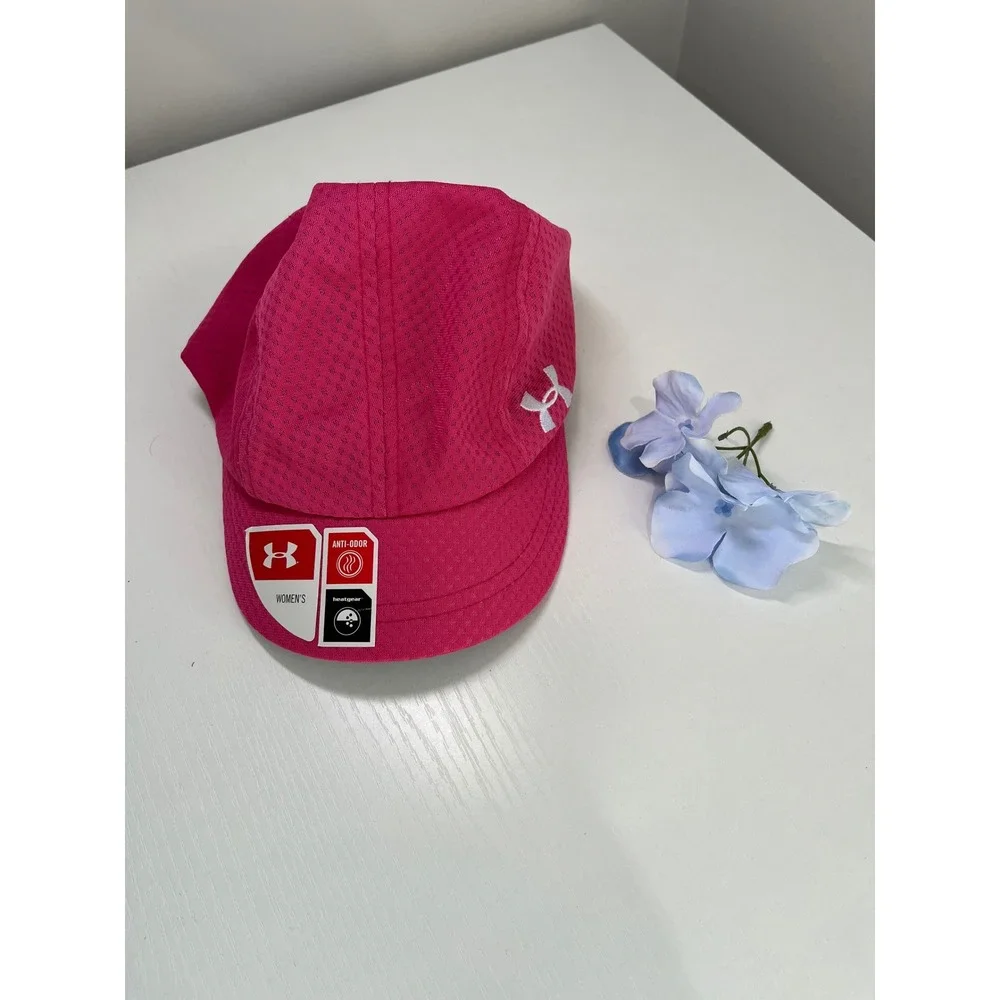 Under Armour Womens Ventilator III Mesh Cap Strawberry Pink Hat NEW With tags